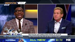 UNDISPUTED   Skip Bayless  Cowboys can win the Super Bowl after beating Patriots in OT