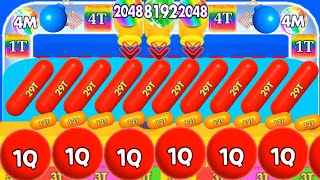 Bounce Merge vs Alphabet jelly puzzle - Ball Run 2048 Game Walkthrough New Update Level part #1 screenshot 5