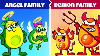 Avocado, Your Family Is ANGEL OR DEMON? || Who Loves Baby Avocado Most? || Kids VS Parents Struggles