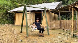 Making a bamboo swing for baby Ngoc to play every day, Phuong Tam building new file