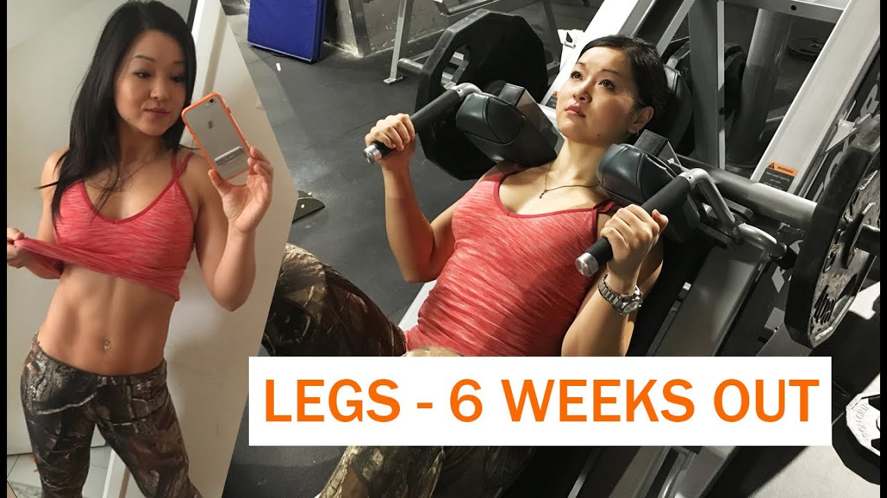 Leg Workout - Bodybuilding 6 Weeks Out! (EAT Not Diet – Mimi Bonny)