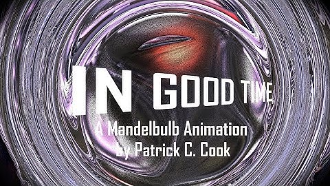 In Good Time: An explosive Mandelbulb3D fractal animation in 4K.