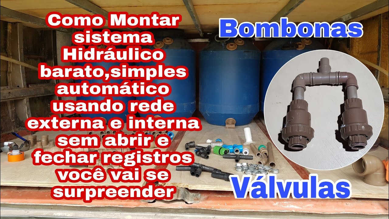 Projeto Hidráulico Top para Motor Home (barato,simples,automático)