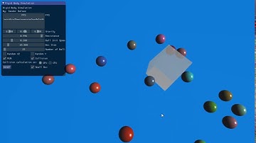 GPU accelerated rigid body simulation with OpenGL and OpenCL.