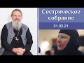 Всегда оставляйте надежду, и Господь помилует. Сестрическое собрание с о.Андреем Лемешонком 21.02.21