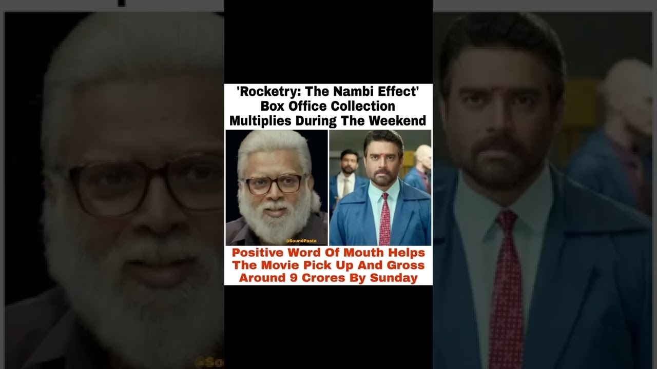 Rocketry box office collection,Rocketry the nambi effect