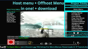 RGH/JTAG | COD World At War Host Menu + Offhost Menu + Download