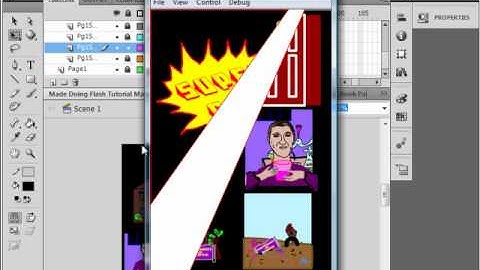 Flash CS5 Tutorial Make A Comic Book Part 6.avi