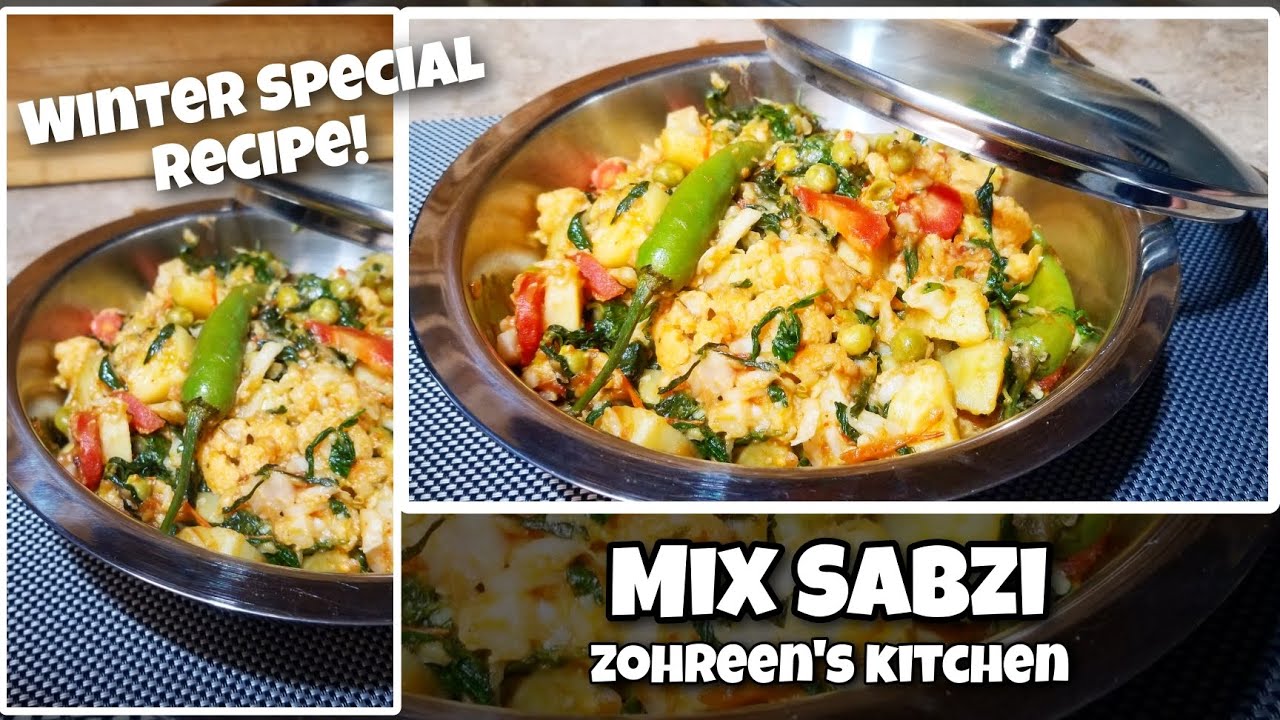Mix Vegetable - Mix Sabzi | Winter special recipe | Recipe By Zohreen | In Urdu