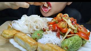 ASMR | タイ風バンムン | Bún Mắm Thái screenshot 4