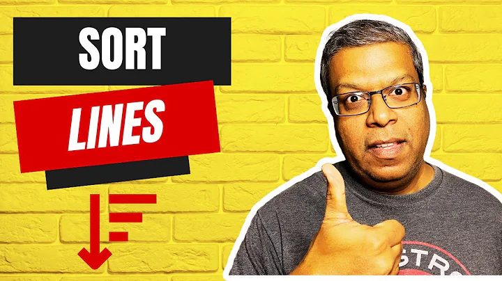 NOTEPAD++ TUTORIAL - Six Ways To Sort Lines or Text in Notepad++