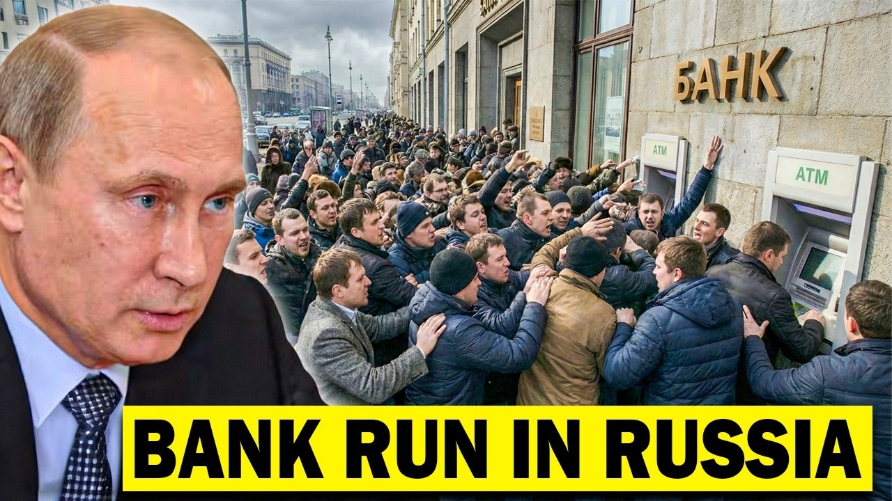 BANK RUN—Putin's Economy IMPLODES as Russians Crush Each Other to Withdraw BILLIONS