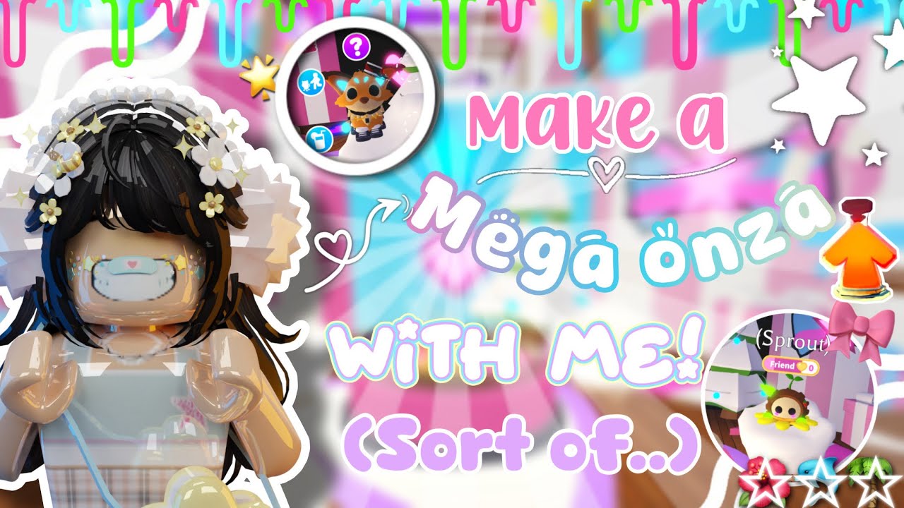 ⭐️ Making a mega neon Onza with me!! (Kind of) 🌸 || Grinding + Yapping 🦋 || #Grinding #AdoptMe || 🌺