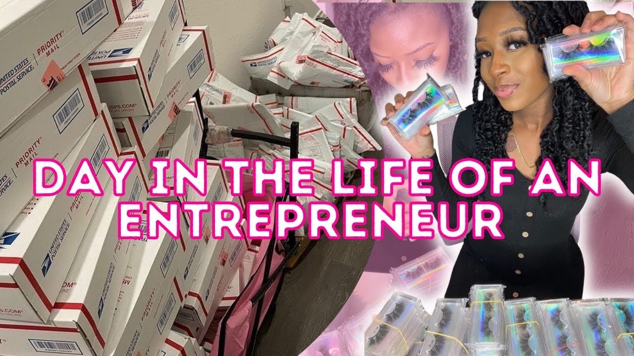 DAY IN THE LIFE OF A YOUNG ENTREPRENEUR| BUSINESS OWNER VLOG - YouTube
