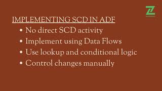 Adf Slowly Changing Dimensions