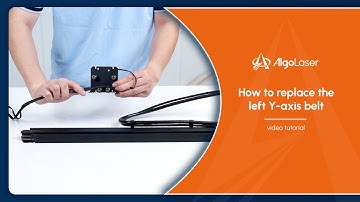 How to replace the left Y-axis belt | Alpha tutorial