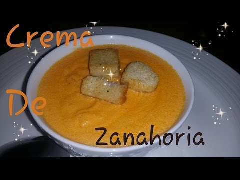 CREMA DE ZANAHORIA/ CARROT SOUP