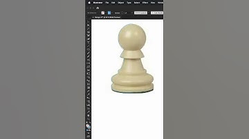 3d Chess design in Adobe Illustrator #illustratortutorial #chess #chessgame #tutorial #3dart