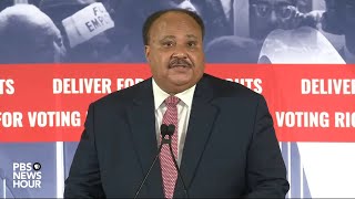 WATCH: Martin Luther King III accuses senators of protecting filibuster over voting rights
