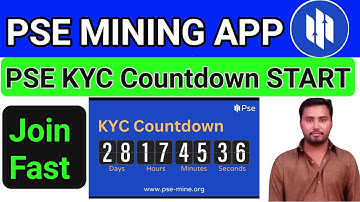PSE Network KYC | PSE Mining App KYC Countdown Start | Full Update For PSE App  How to Create Acount