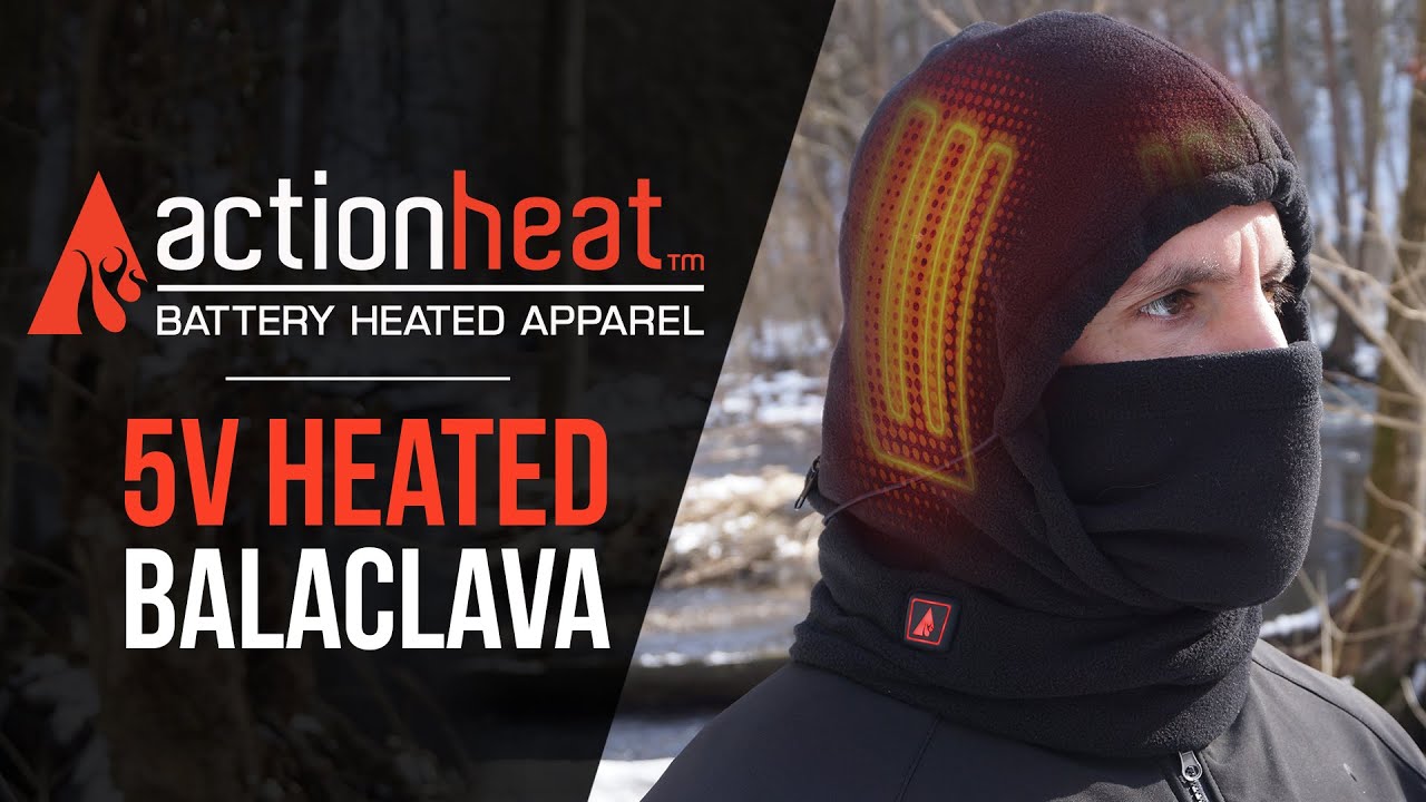 ActionHeat Battery Heated Balaclava - ActionHeat Heated Clothing