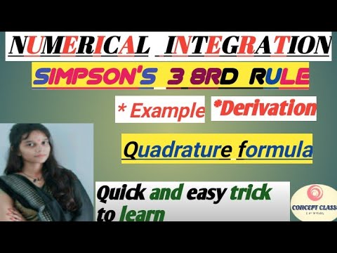 Simpson's 3/8th rule
