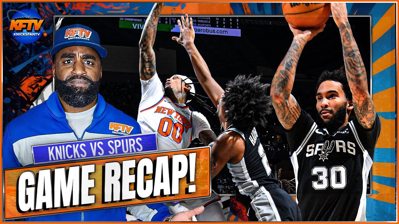 Knicks Blow 19-Point Lead vs Spurs | Champagnie 11 3s (36 PTS) +