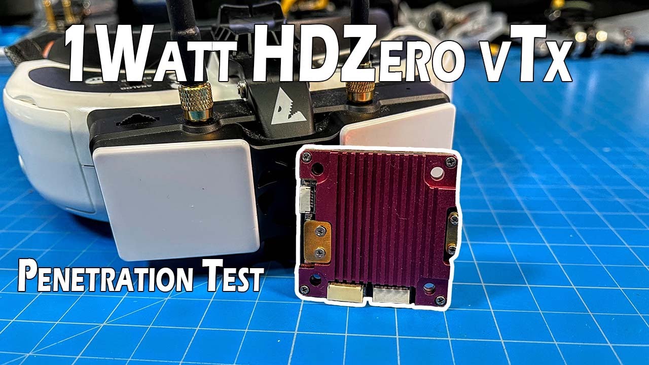 HDZero 1 Watt and Comparison // Digital Long Range // Still M3 Mounting