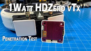 HDZero 1 Watt and Comparison // Digital Long Range // Still M3 Mounting