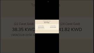 Kuwait GOLD PRICE 19 JUNE 2026, GREAT NEWS FOR BUYERS