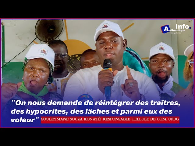 🚨🇬🇳| « On nous demande de réintégrer des traîtres, des hypocrites, des lâches et parmi eux des voleur », dixit Souleymane Souza Konaté, responsable de la cellule de Com. de l’UFDG ⬇️