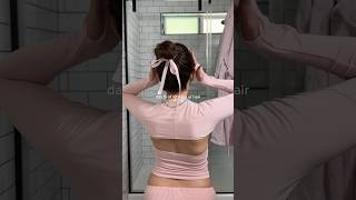 clean girl ballet bun hairstyle 🩰🕯️🕊️ #hairstyle #cleangirl #bunhairstyle