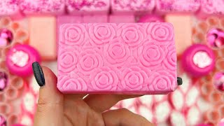 ASMR SOAP★Compilation set★Crushing soap★Cutting soap cubes★FOAM&GLITTER&STARCH★