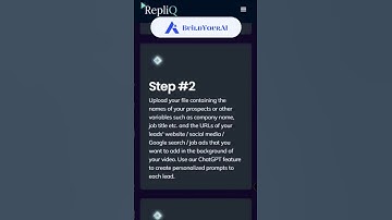 Maximize Your Outreach Impact with RepliQ | Personalized Video Prospecting Made Easy!