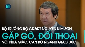 Bộ trưởng GDĐT đối thoại với nhà giáo, cán bộ quản lý ngành giáo dục | VTC1