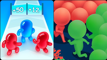 Join blob clash 3d vs Count Master 3D🤖🟡🤖Max All Levels Gameplay QW1