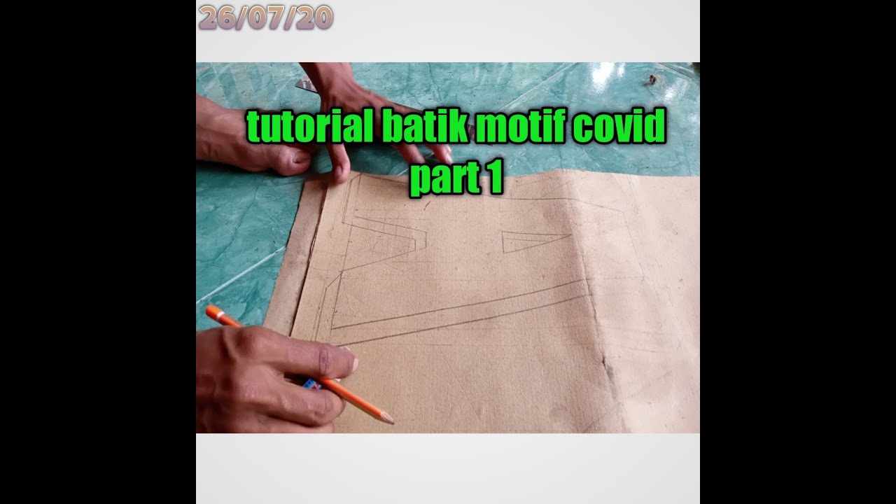 Trutorial batik  layangan  motif  Corona part 1 YouTube