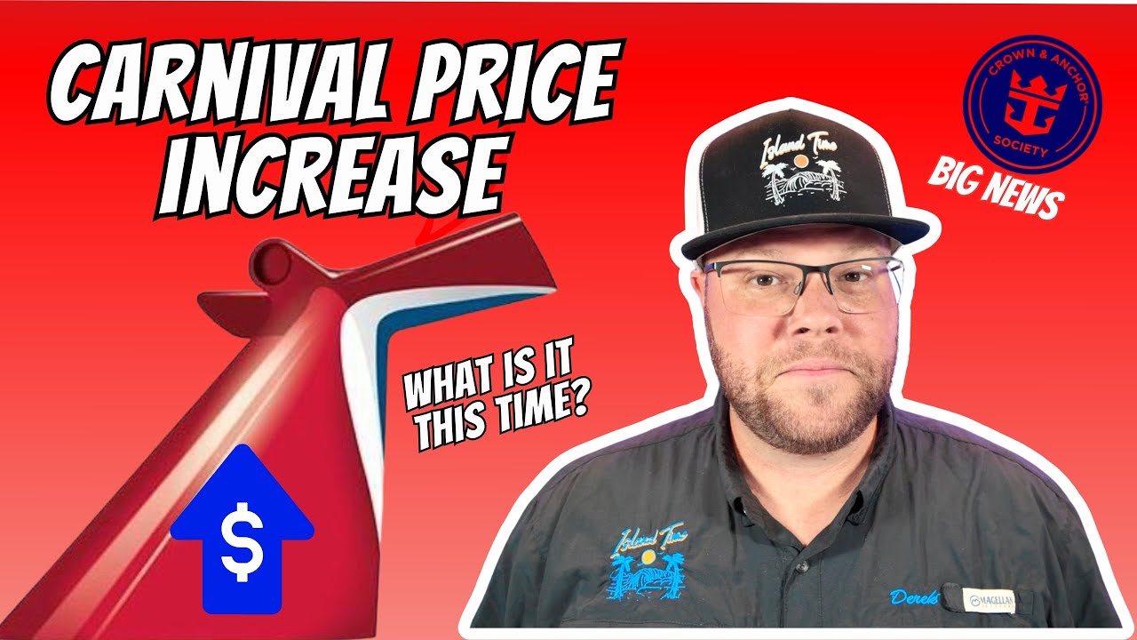 Carnival повышает цены на популярные товары на борту