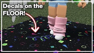 How to Place DECALS on the FLOOR & CEILING with the Transform Plus Gamepass! *EASY* - Bloxburg