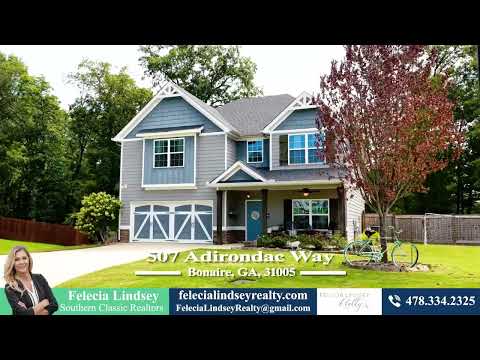 507 Adirondac Way, Bonaire, GA home video tour