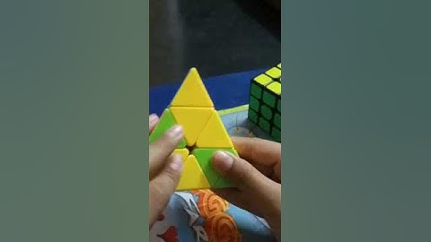 How to make the Checkerboard Pattern on Pyraminx🔥/ Making Checkerboard Pattern on pyraminx | #Shorts