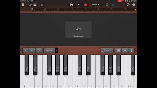This is how to play twinkle ringtone on GarageBand (you can play it on piano too)