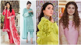 Gorgeous Aiza Khan Beautiful Dresses Collection