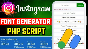 100% Adsense Approval With Instagram Font Generator PHP Script | Stylish Font Generator PHP Script