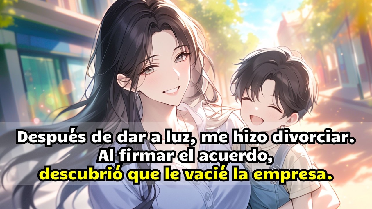 Después de dar a luz, me hizo divorciar. Al firmar el acuerdo, descubrió que le vacié la empresa