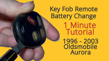 How To Replace A 1996 - 2003 Oldsmobile Aurora Key Fob Remote Battery
