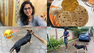 Do you like my daily vlogs /Yummy side-dish for chappathi / Morning routine with happy❤️