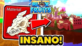 OS NOVOS MATERIAIS E ILHA DO DRAGÃO NO BLOX FRUITS!