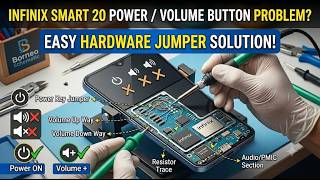 Infinix Smart 20 Power Key & Volume Button Problem Fix 🛠️ Infinix X6840 Power ON OFF Ways Solution✅