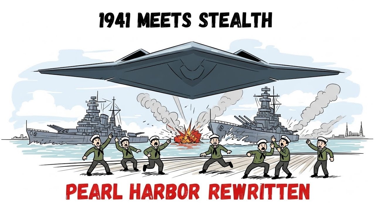 What If a Modern Stealth Bomber Attacked Pearl Harbor? | Alternate WW2 History